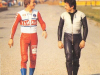 Imola 1973, walking with Walter Villa
