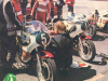 France 1973, Paul Ricard, Pits, Yamaha 250cc and 500cc of Jarno and Kanaya